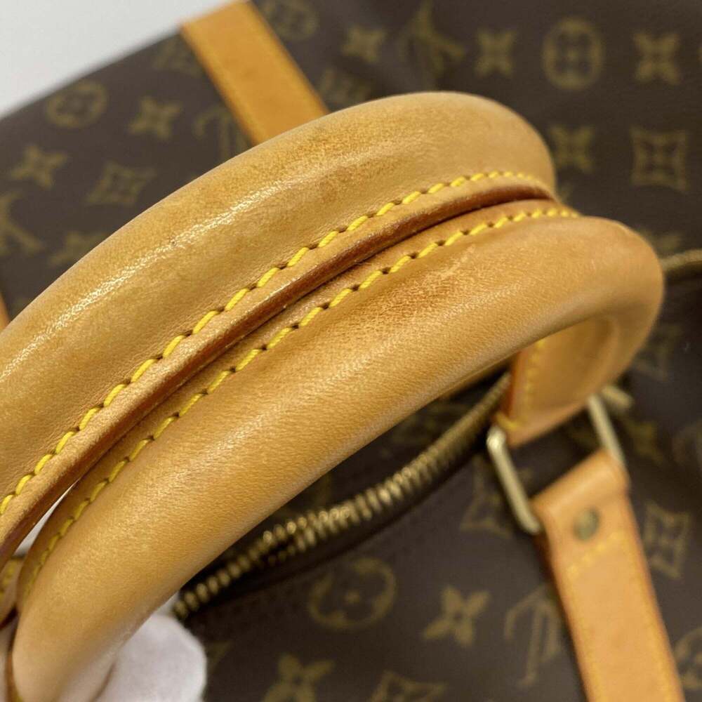 LOUIS VUITTON Brown Monogram Keepall 45 Boston Bag - Picture 9 of 10